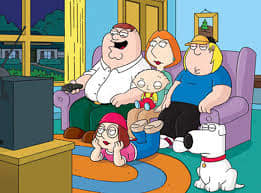 The "Family Guy" Peter Griffin, Lois Griffin, Chris Griffin, Meg Griffin, Stewie Griffin, Brian Griffin
