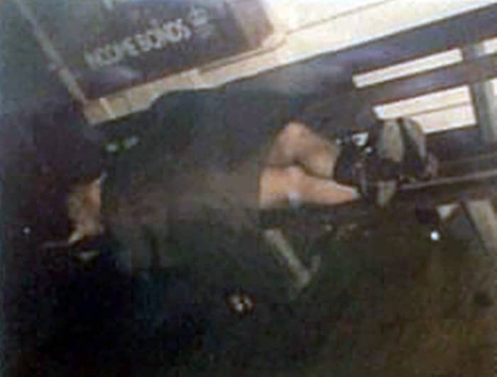 Me asleep under the radiator at Manchester Victoria train station, waiting for the 6am train back to Blackpool.