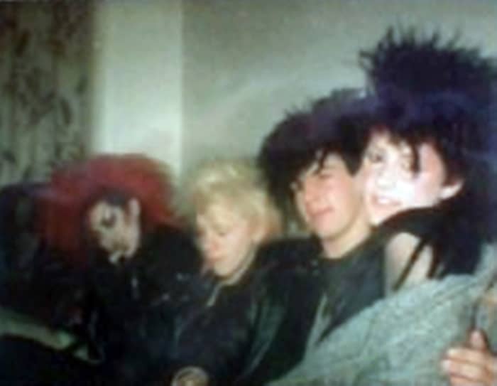 Pictured (from left) are Gaynor, whom I had met in Legends in Manchester, with my friends Michael (Dowie), Warren and Sally