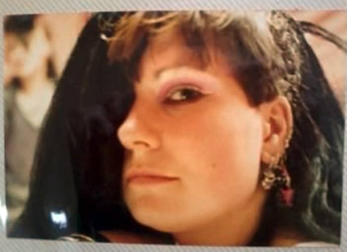 We did my friend Debbie a full head of extra-long, jet-black extensions, which looked nice, but I remember her own hair was quite short and she couldn't get used to the bulky false hair, so took them out quite soon after we did them.