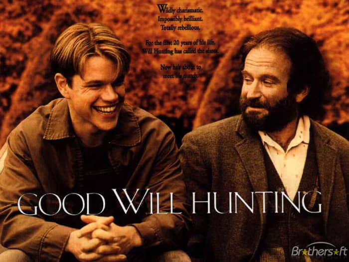 Good Will Hunting (1997) cover design