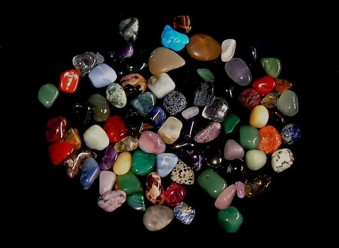 Many gemstones have magical correspondences and can be used in herbal sachets and other magical work.