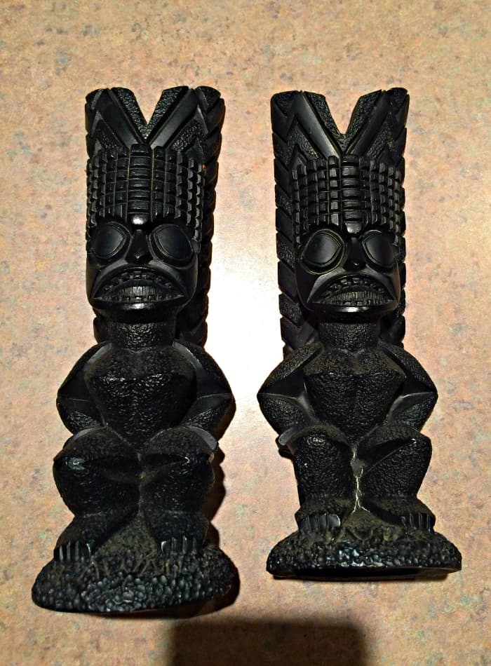 Kanaloa bestows understanding between all men, the key to true happiness. let him guide your thought everyday ... this was on the label on the back of one of the Tiki's
