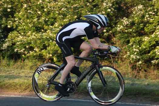 A Merida Timewarp in action. Could your tires for Ironman racing be slowing you down?