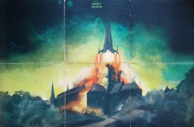 Complete Six Panel Cover -- Ramases "Space Hymns" Vertigo Records 6360 046 12" LP Vinyl Record UK Pressing (1971)
