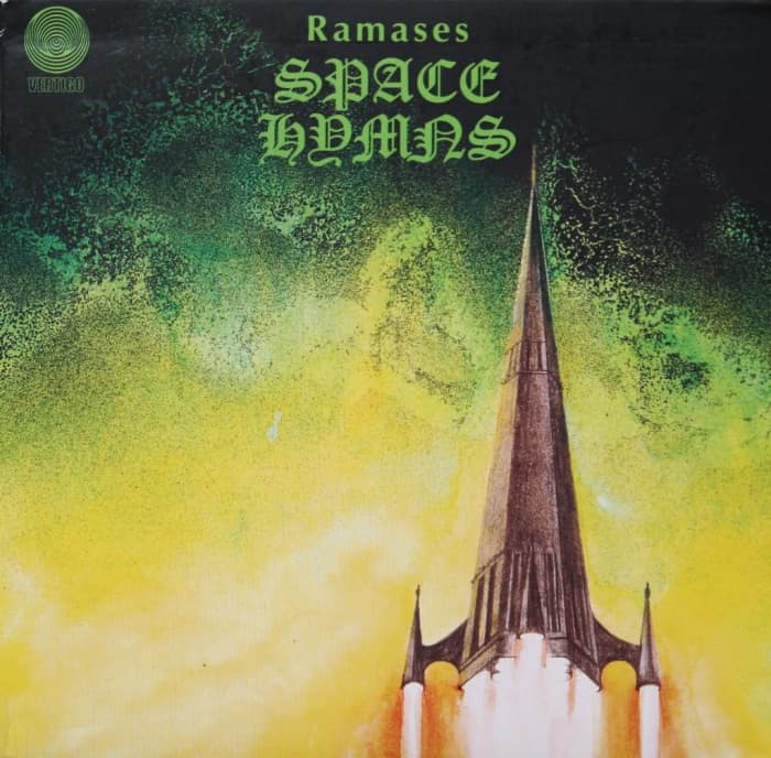 Ramases "Space Hymns" Vertigo Records 6360 046 12" LP Vinyl Record, UK Pressing (1971) Six Panel Album Cover Art & Design by Roger Dean