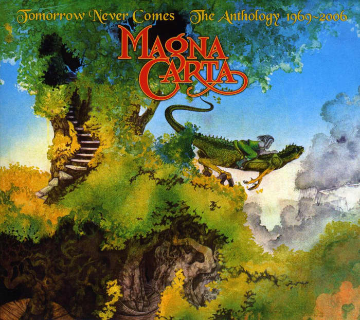 Magna Carte "Tomorrow Never Comes" Repertoire Records REPUK 1103 Compact Disc UK Pressing (2007) CD Album Cover Art & Design by Roger Dean