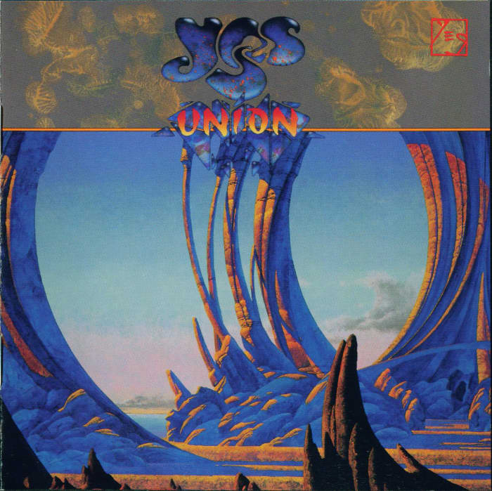Yes "Union" Arista Records AL-8643 12" LP Vinyl Record, US Pressing (1991) Album Cover Art & Design by Roger Dean