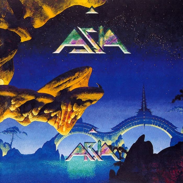 Asia "Aria" IRS Records IRS 951.988 12" LP Vinyl Record, Greman Pressing (1994) Album Cover Art & Design by Roger Dean
