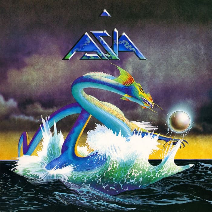 Asia "Asia" Geffen Records GEF 5577 12" LP Vinyl Record, UK Pressing (1982) Album Cover Art & Design by Roger Dean