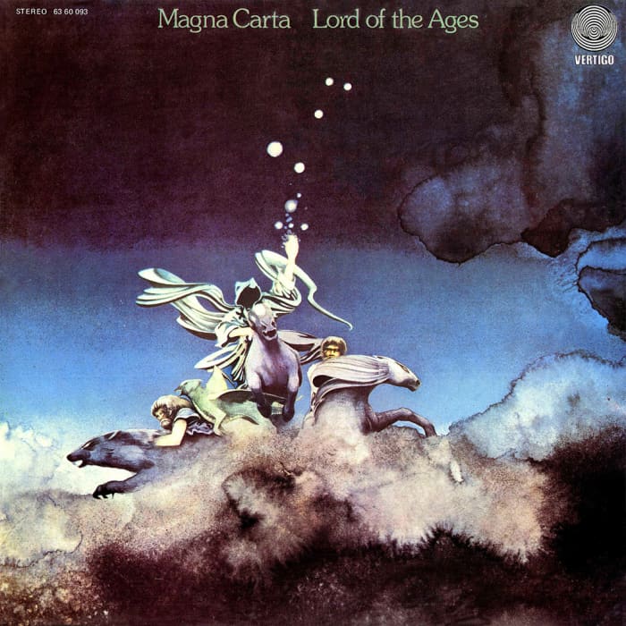 Magna Carta "Lord of the Ages" Vertigo Records 6360 093 12" Vinyl Record, UK Pressing (1973) Gatefold Album Cover Art & Design by Roger Dean