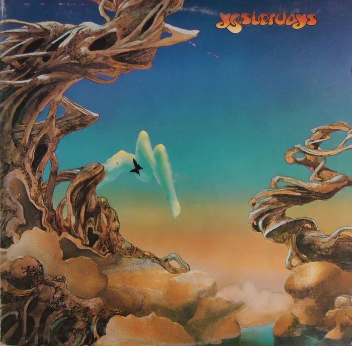 Yes "Yesterdays" Atlantic Records SD 18103 12" LP Vinyl Record, US Pressing (1975) Gatefold Album Cover Art & Design by Roger Dean
