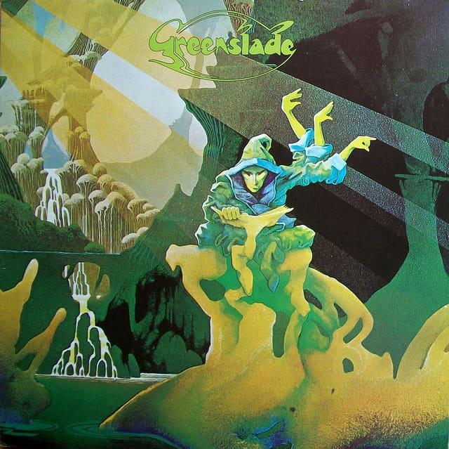Greenslade "Greenslade" Warner Brothers K 46207 12" LP Vinyl Record, UK Pressing (1973) Gatefold Album Cover Art & Design by Roger Dean
