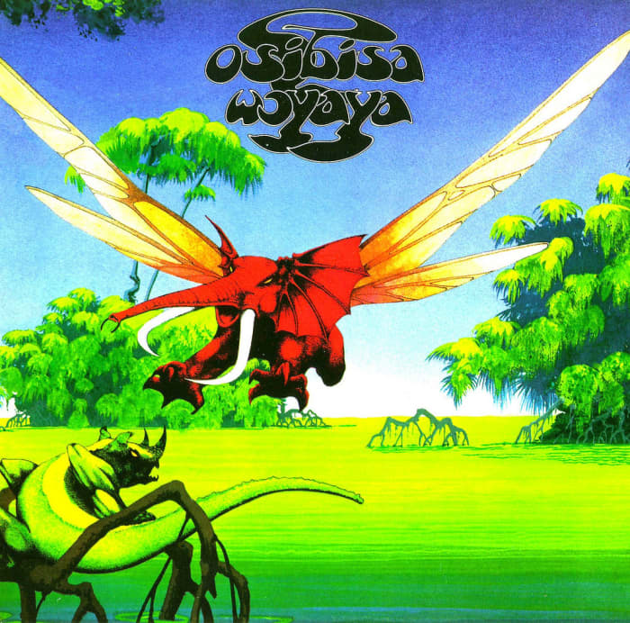 Osibisa "Woyaya" MCA Records MDKS 8005 12" LP Vinyl Record, UK Pressing (1971) Gatefold Album Cover Art by Roger Dean