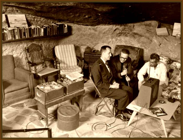 George subterranean home during the 1950s under Giant Rock was a hot bed of activity with radio broadcast's and interviews with notable men and women in the UFO field.