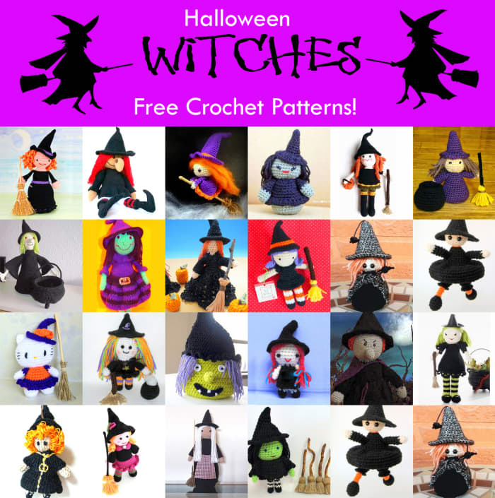 24 Free Halloween Witch Crochet Patterns HubPages