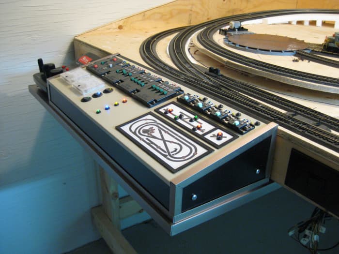 Train Control Panel - hi-tech for a simple layout (what's out of sight, though?)
