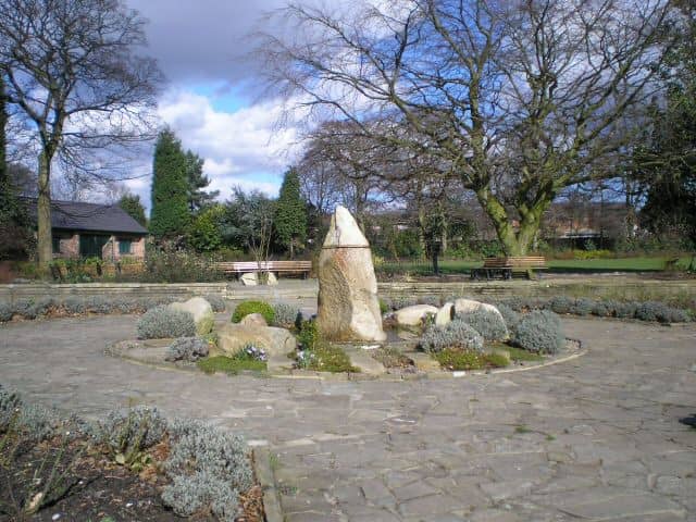 The garden of tranquility in London is a memorial to the patients that suffered at the hands of 'Dr. Death.'