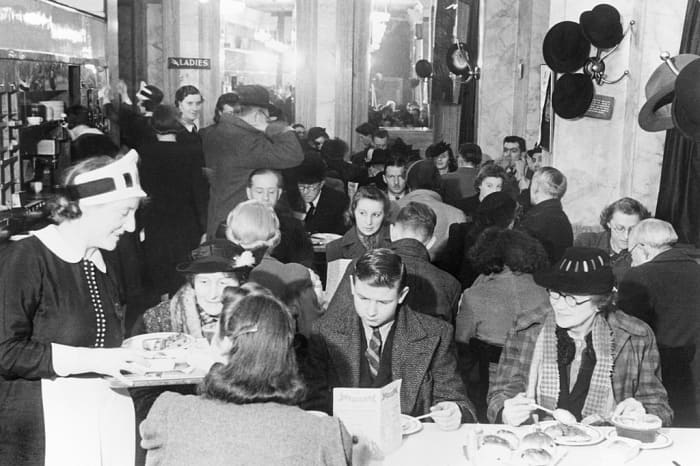 Up to the mid-1960's, Lyons Tea Houses were a popular place to drink the nation's favourite beverage.