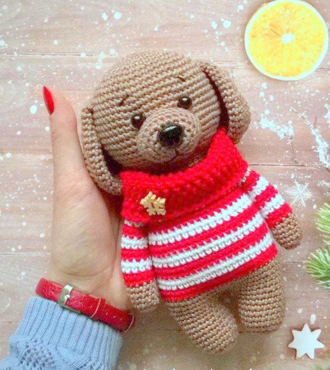 Dog in Sweater Amigurumi Doll: Free Crochet Pattern! - HubPages