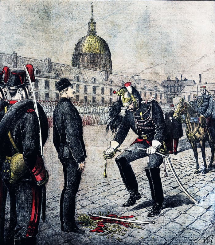 The false accusation of the French artillery officer Alfred Dreyfus of spying for Germany launched a major political crisis in France that did much to radicalize the French right and to form its penchant for antisemitism.