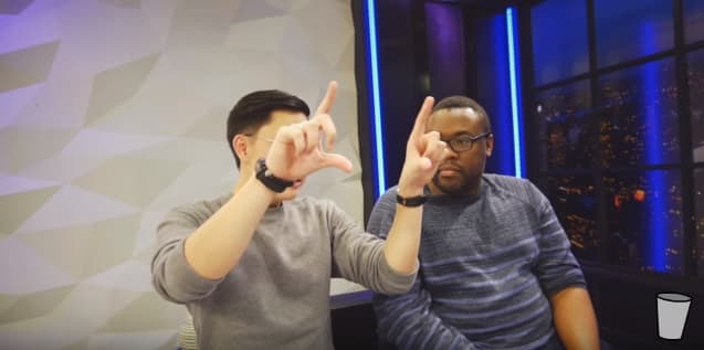This Filipino hand gesture signifies that a restaurant patron would like their bill.