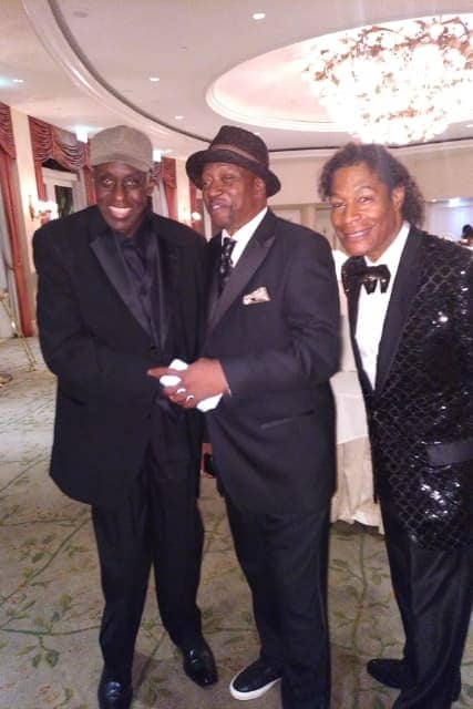 Dr. Ron with Bill Duke whose company, Duke Media, will direct his documentary, and comedian/actor, T.K. Carter, at the 2018 HAL Awards in Beverly Hills.