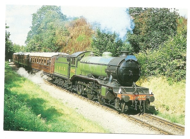 Gresley Class K4 2-6-0, 'The Great Marquess' is seen here with a steam tour in the 1960s after being bought for preservation by Viscount Garnock - they were designed for the West Highland line fish trains to Glasgow