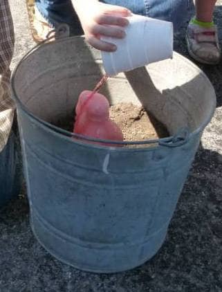 Creating baking soda & vinegar volcano eruptions was one of the activities we did this week at home during our Science Morning Basket & Activities time from the above link on Kinds of Volcanoes.