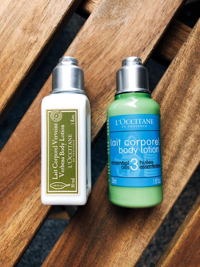 When I travel, my hands seem to reach peak dryness. So, I bring moisturizer or lotion that will give my hands the hydration they need in order to to face the change in weather, in addition to super drying airline cabin.