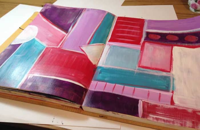 The block by block technique is perfect for anyone who has limited time for art journaling, Learn more