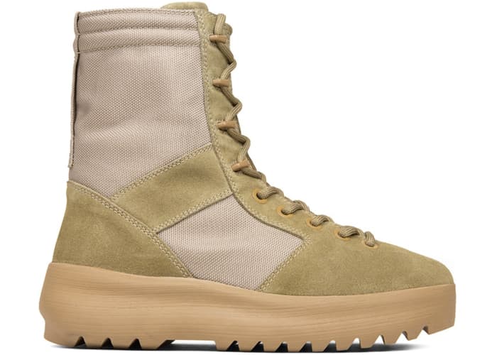 Yeezy has modified the combat boot to make it more consumer friendly, using the utilitarian vibe to be both useful and fashionable