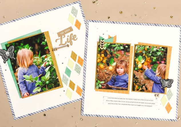 Using any kind of scraps, you can create basic shapes that can be used as embellishments on scrapbook pages, greeting cards, journals and more. Cut squares, triangles, circles, hearts, and diamonds in different shapes and sizes.