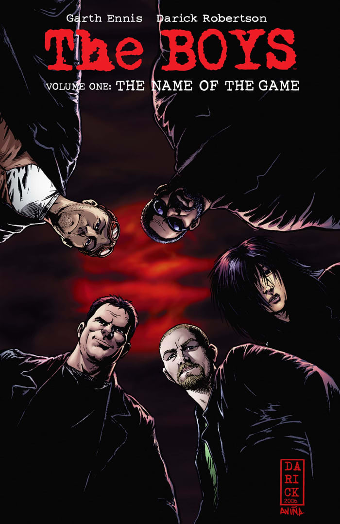 I'm Pretty Sure That's A Backstreet Boys Song. How lame a boy literal boy band in edgelord black think they're gonna beat up superheroes how cute... NOT!