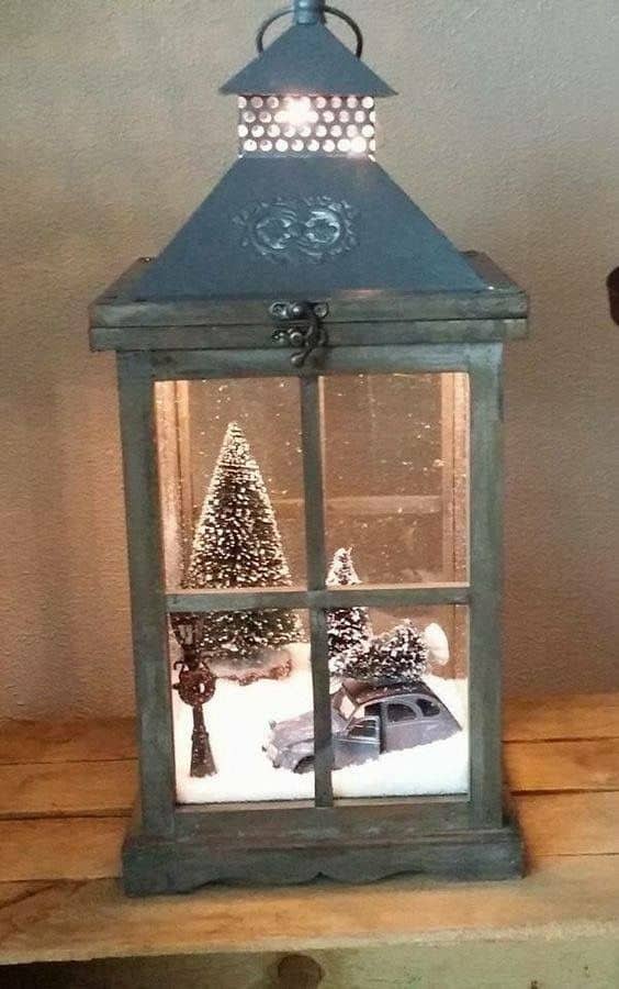 100 Stunning DIY Christmas Lantern D Cor Ideas Holidappy   Christmas Lantern Decor Ideas 