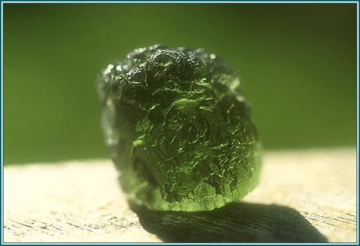 Moldavite is said to have been formed by a meteor from outer space. It has numerous healing qualities for autism