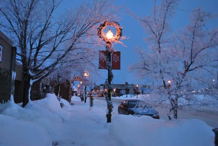 Early on a frosty morn'