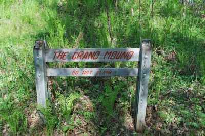 The Grand Mound at the confluence of the Big Fork and Rainy Rivers.
