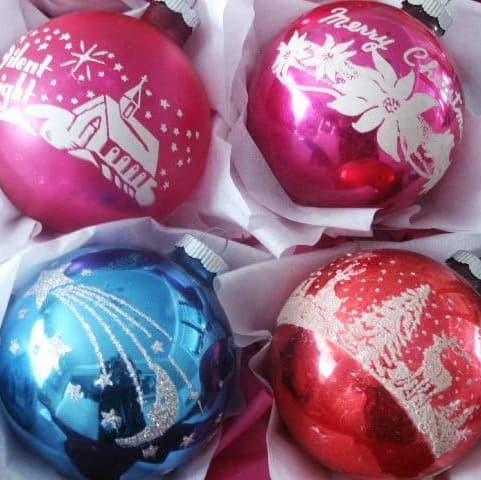 Shiny-Brite Vintage Christmas Ornaments