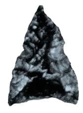 Thanks to extensive trade networks, people in Neolithic Jericho were able to get a hold of obsidian( a type of natural glass) from Turkey to make arrowheads.