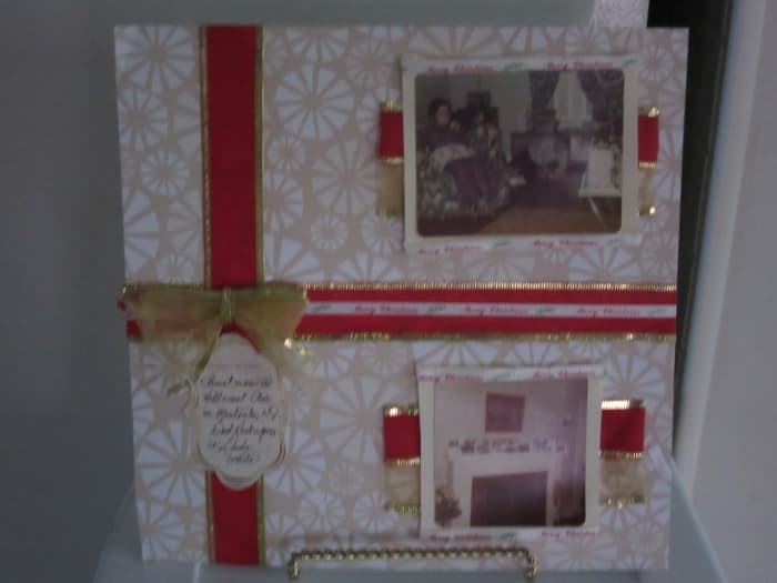I designed this to look like a Christmas package but you could adapt this design to a birthday package too