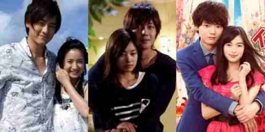 It Started With A Kiss (Joe Cheng and Ariel Lin); Playful Kiss (Kim Hyun-joong and Jung So-min); Itazura na Kiss: Love In Tokyo (Yuki Furukawa and Miki Honoka)
