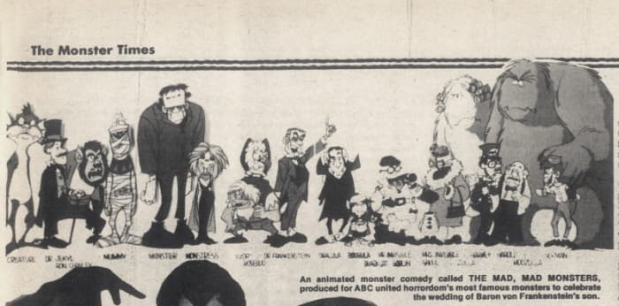 The endurance of Mad Monster Party was so strong that Rankin/Bass produced an animated prequel in 1972 titled "The Mad, Mad, Mad Monsters"