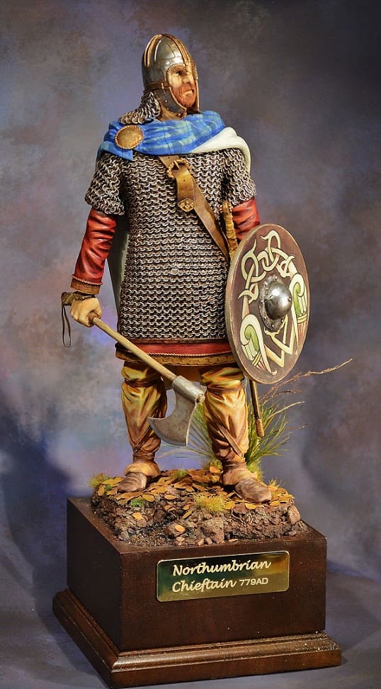 Model of a Northanhymbran thegn, AD 779 - warfare within the kingdom had become commonplace again and new threats would come from across the sea