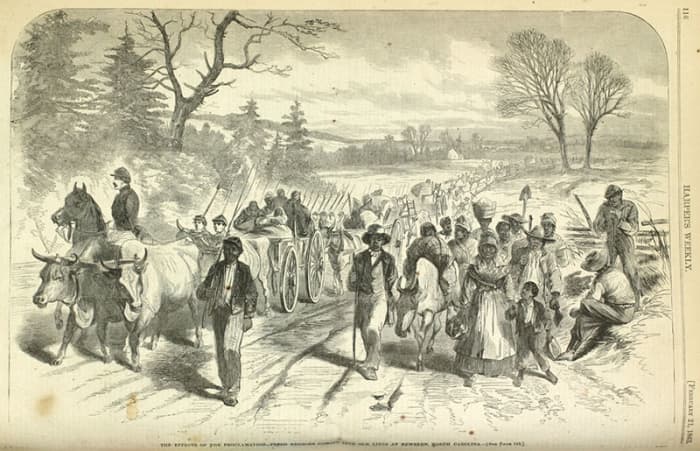 The Emancipation Proclamation may have freed the slaves, but "freedom" often meant falling victim to starvation and disease.