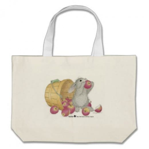 This tote bag is just right for Apple Theme Materials.