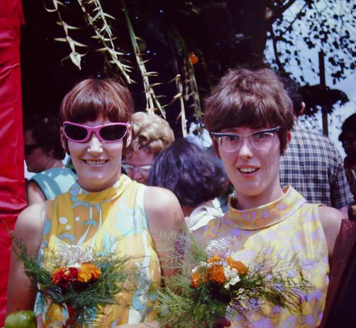 I am on the right as you look at the photo just 20 years old at the beginning of my adventure