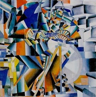 This early 20th Century aart glorified the machine age and attempted to represent the machine and figures in motion. The aesthetics of Futurism affirmed the beauty of technological society. Sometime different ideas become the reality of different ide