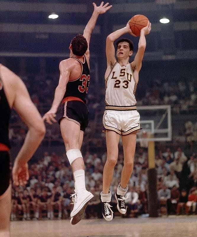 A mop of hair, floppy socks and triple teamed every game! He still is far and away the highest scorer in college basketball history. Pete Maravich wanted to be the best person he could possibly be.