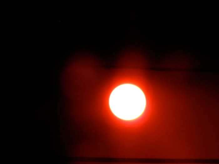 Third times a charm, was able to capture some 'Ice Particles' just doing their thing, again upper left sphere.